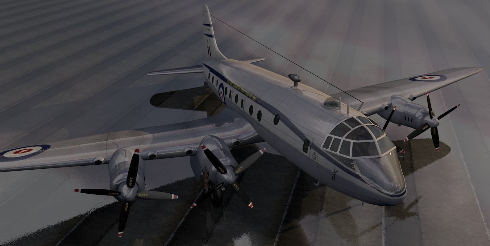 Handley Page HP-67 Hastings C Mk-1 3D model_4