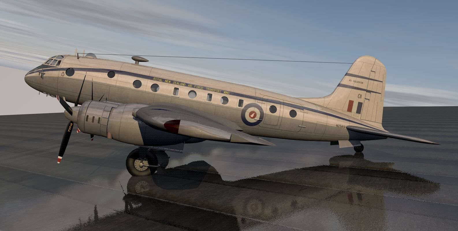 Handley Page HP-67 Hastings C Mk-1 3D model_2