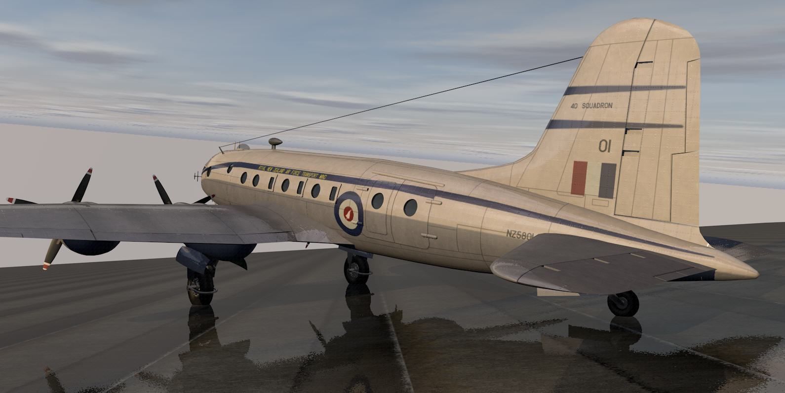 Handley Page HP-67 Hastings C Mk-1 3D model_6