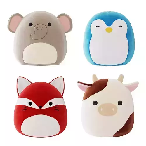 Plush Toys 12 3D model