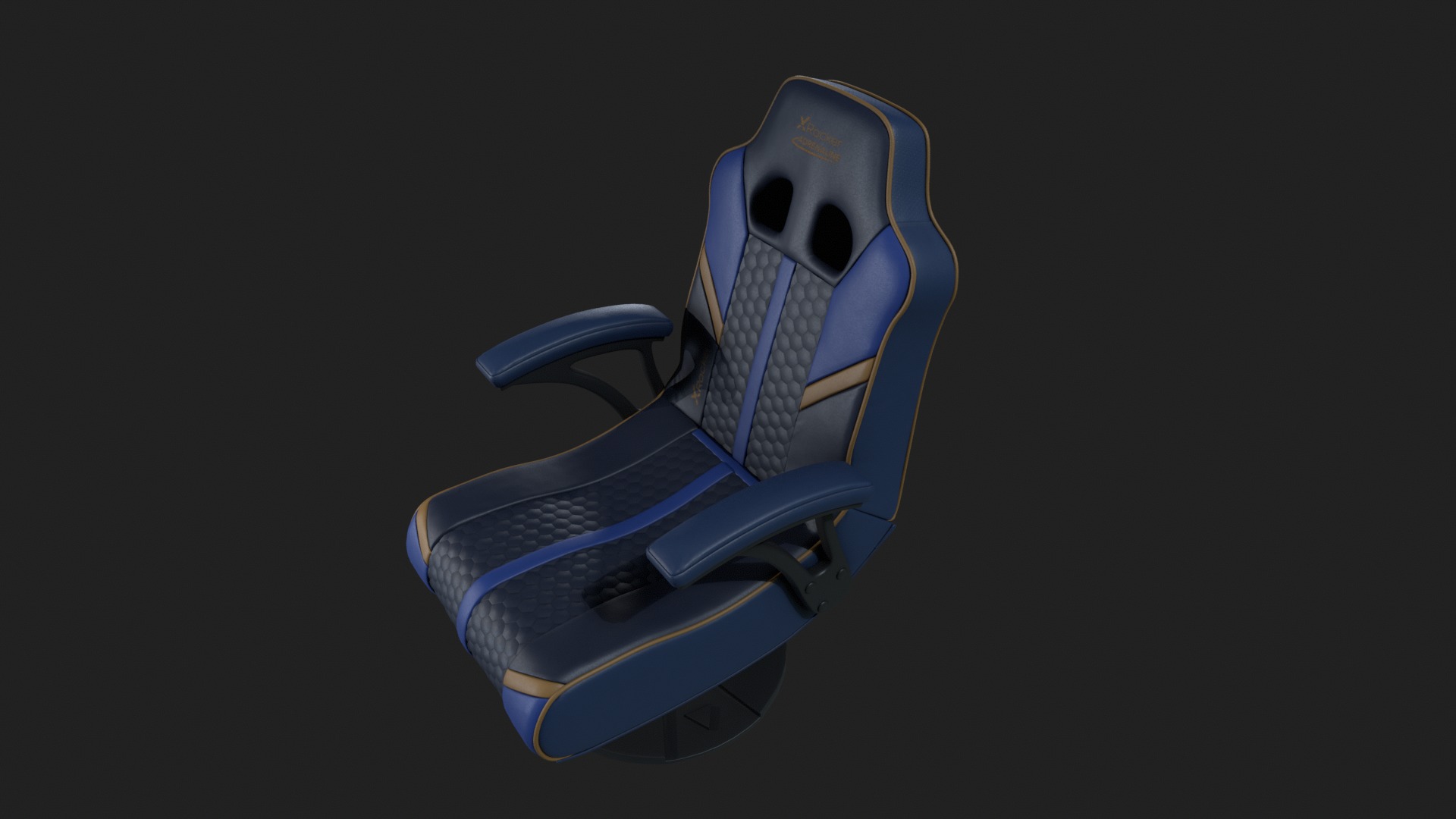 Gaming Chair 3D model_2