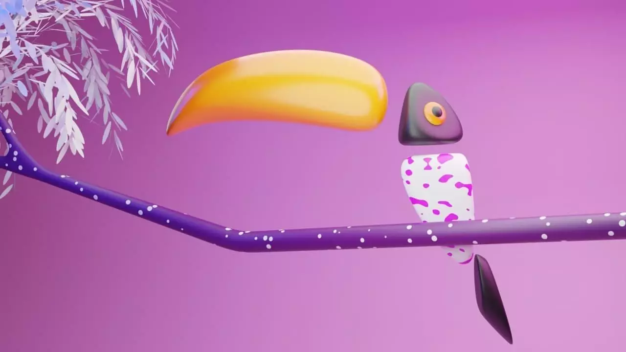 ABSTRACT BIRD Free 3D model