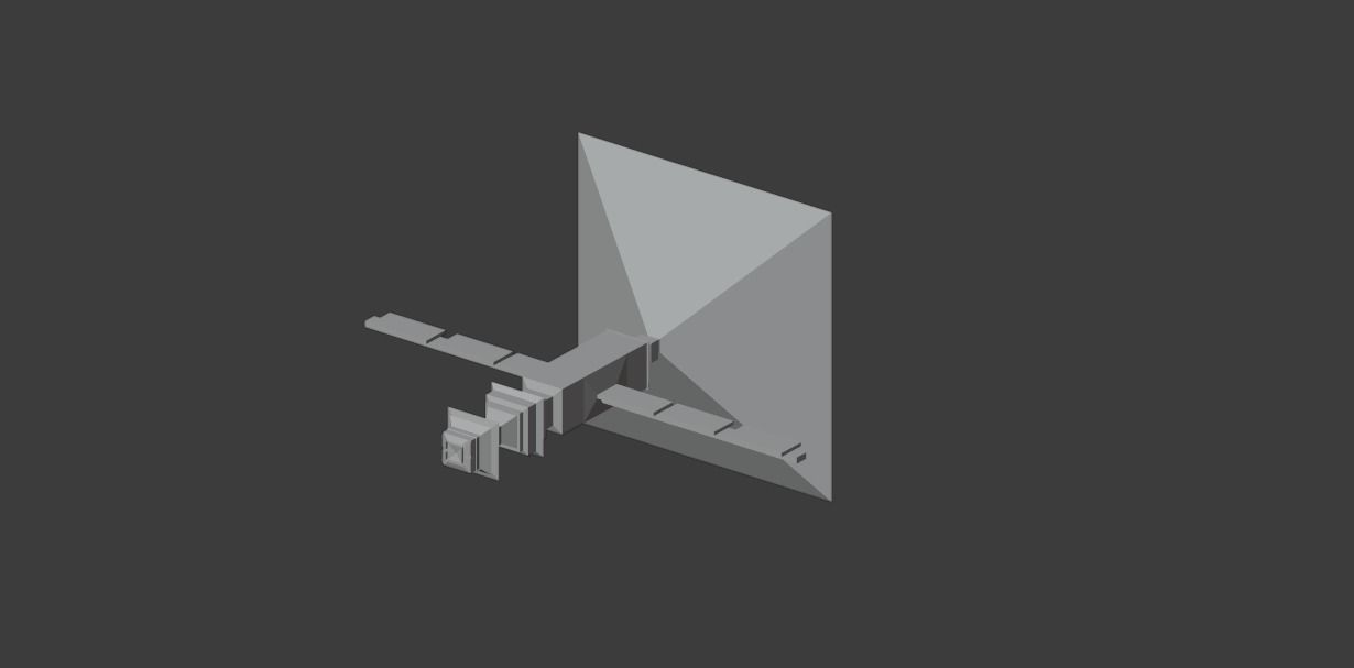 A imaginary satellite Free low-poly 3D model_2