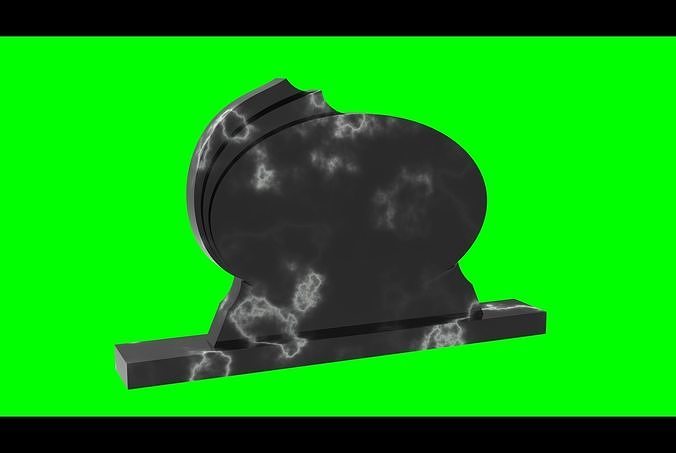 Headstone 31 - real dimensions 3D model