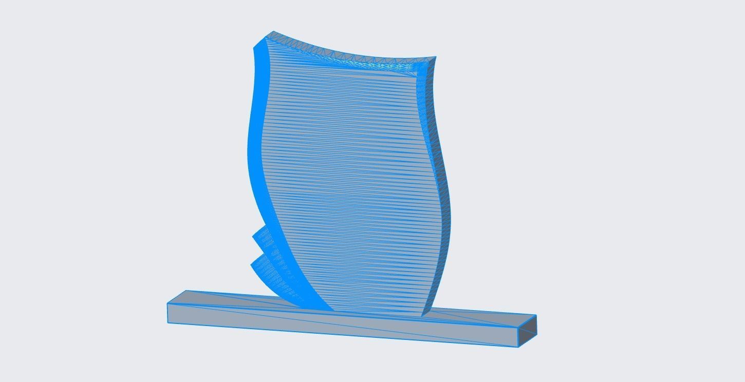 Headstone 28 - real dimensions 3D model_3