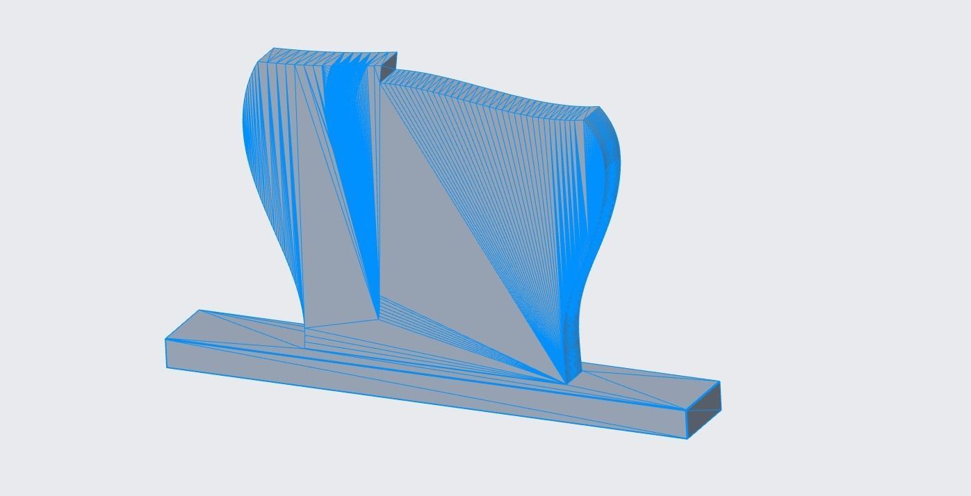 Headstone 22 - real dimensions 3D model_3