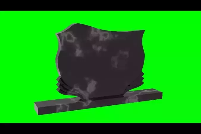 Headstone 03 - real dimensions