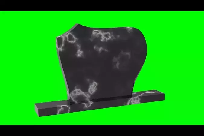 Headstone 02 - real dimensions