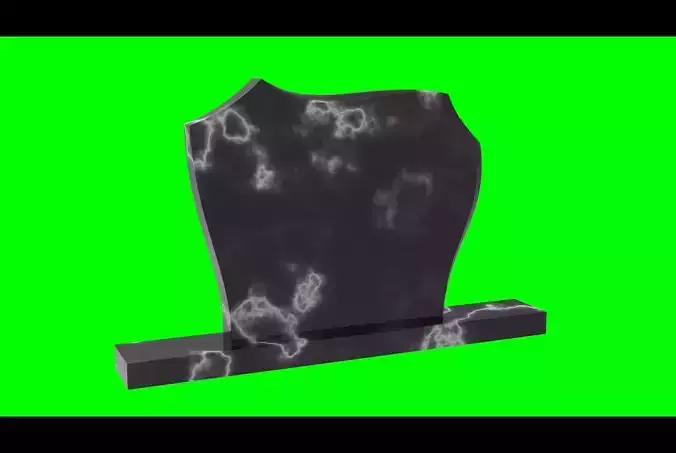 Headstone 01 - real dimensions