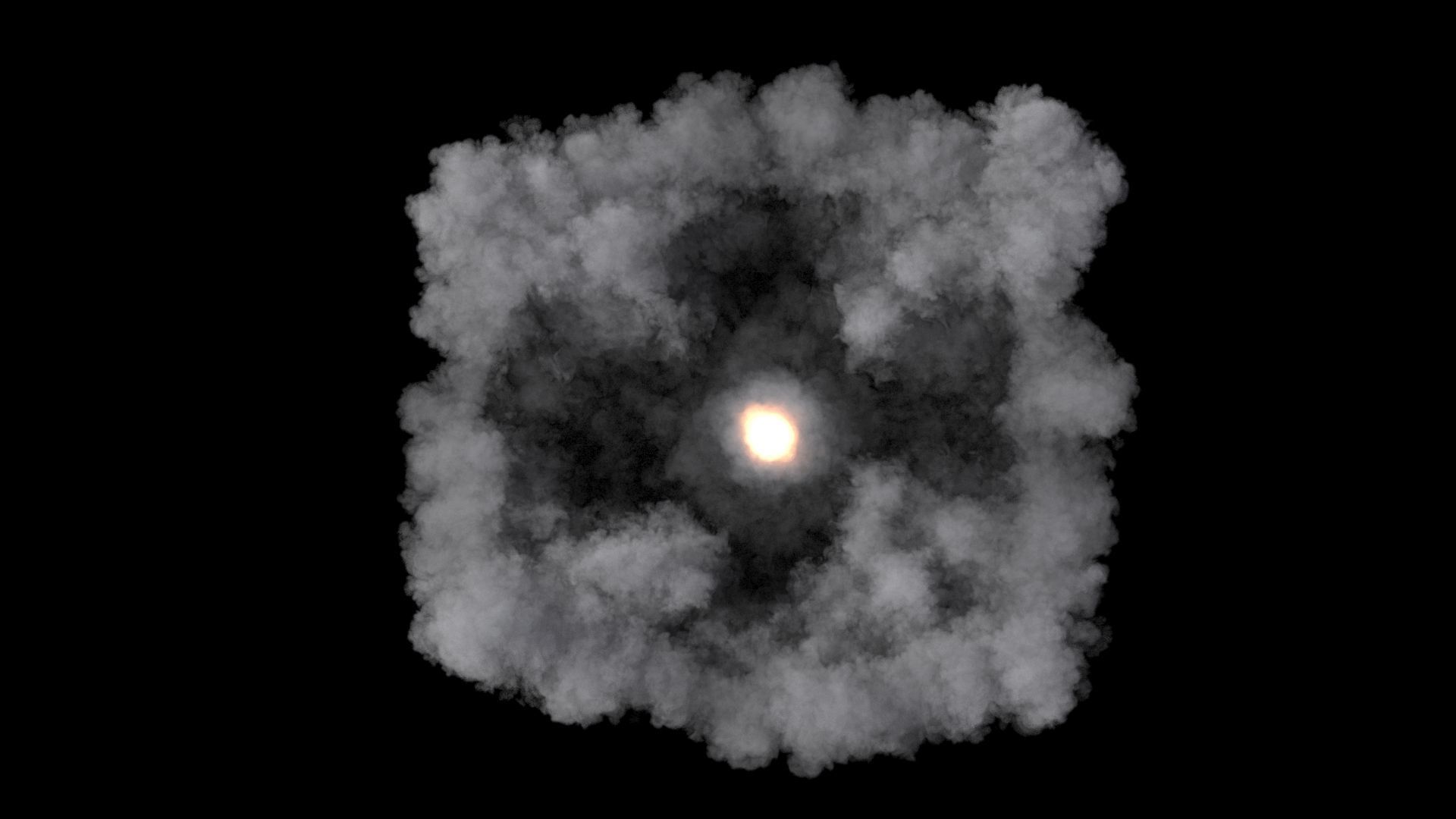 Space Shuttle Launch Smoke VDB 2 3D model_3