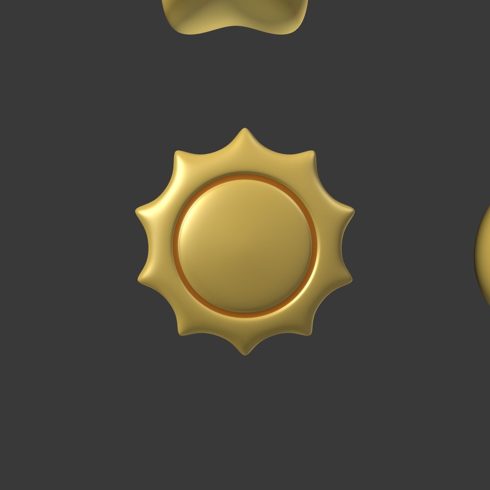 Cartoon Stars Pack Low-poly 3D model_11