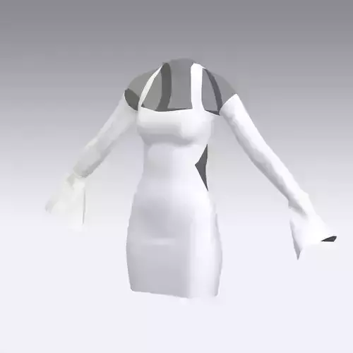dress white belt panel dress mini dress