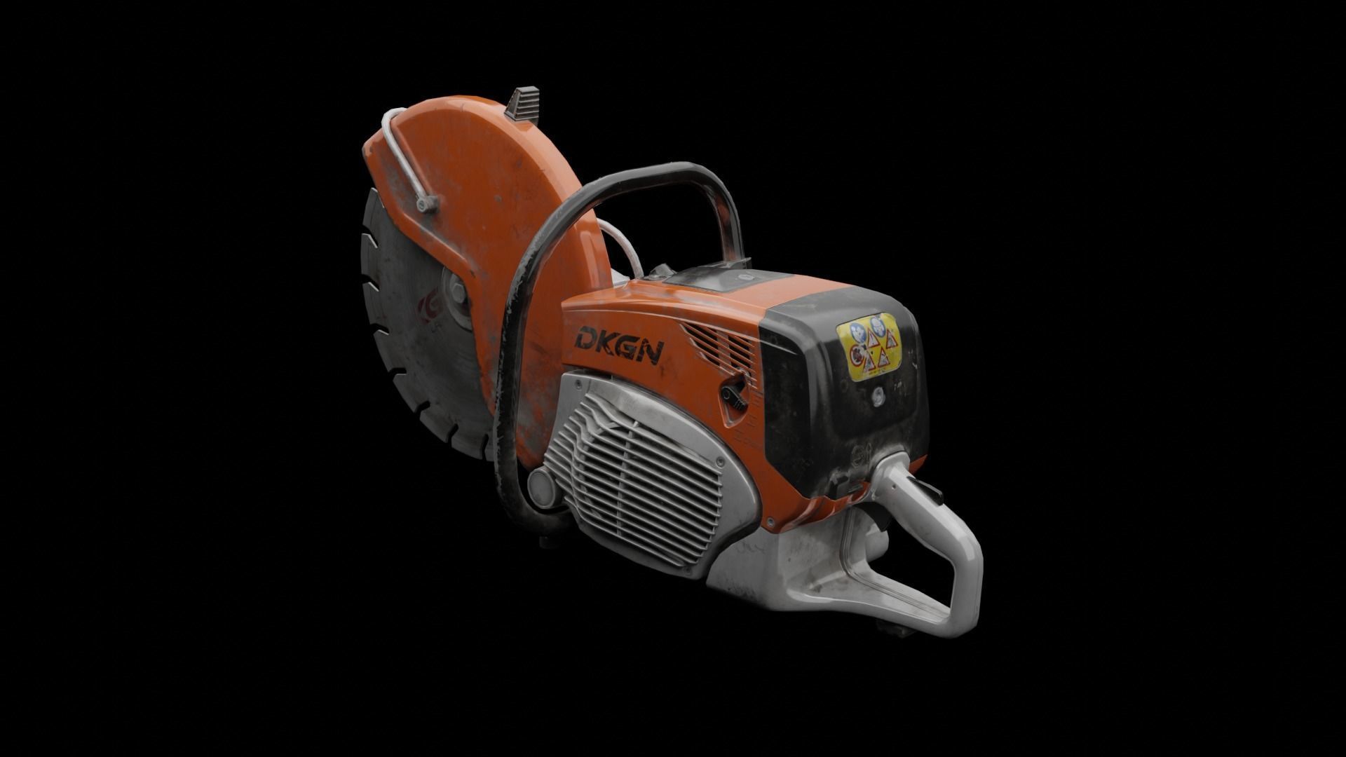 Steal Saw 3D model_3