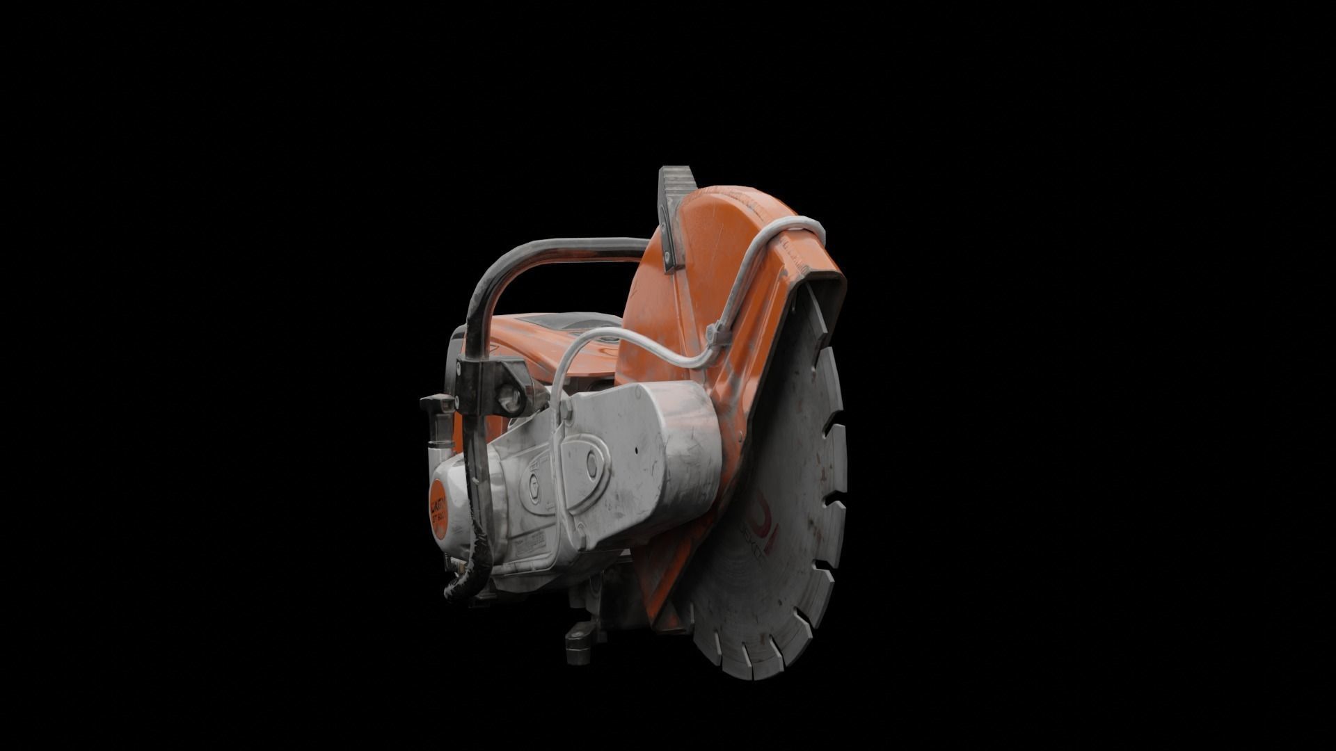 Steal Saw 3D model_6
