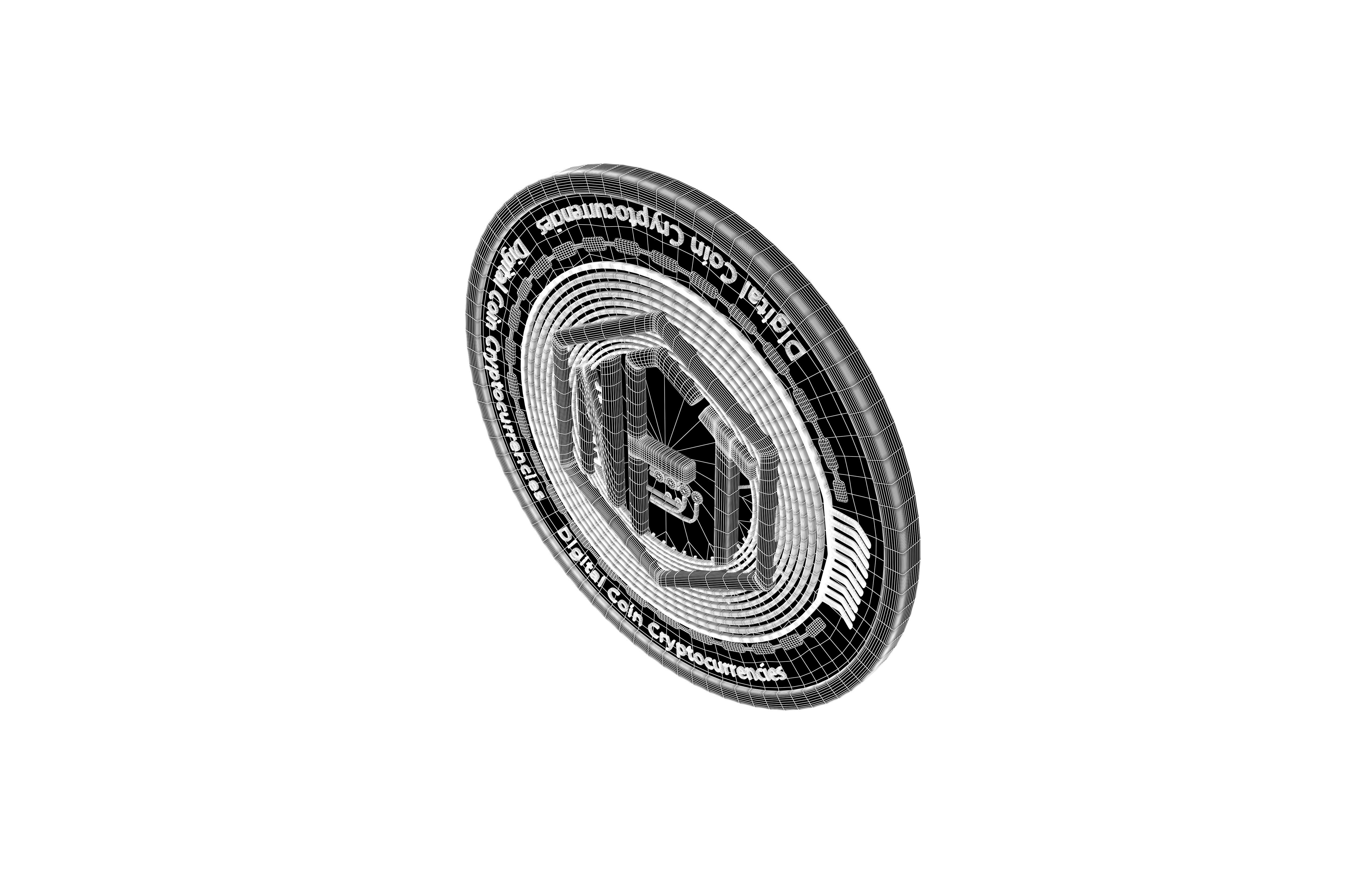 NFT Coin v1 002 3D model_5