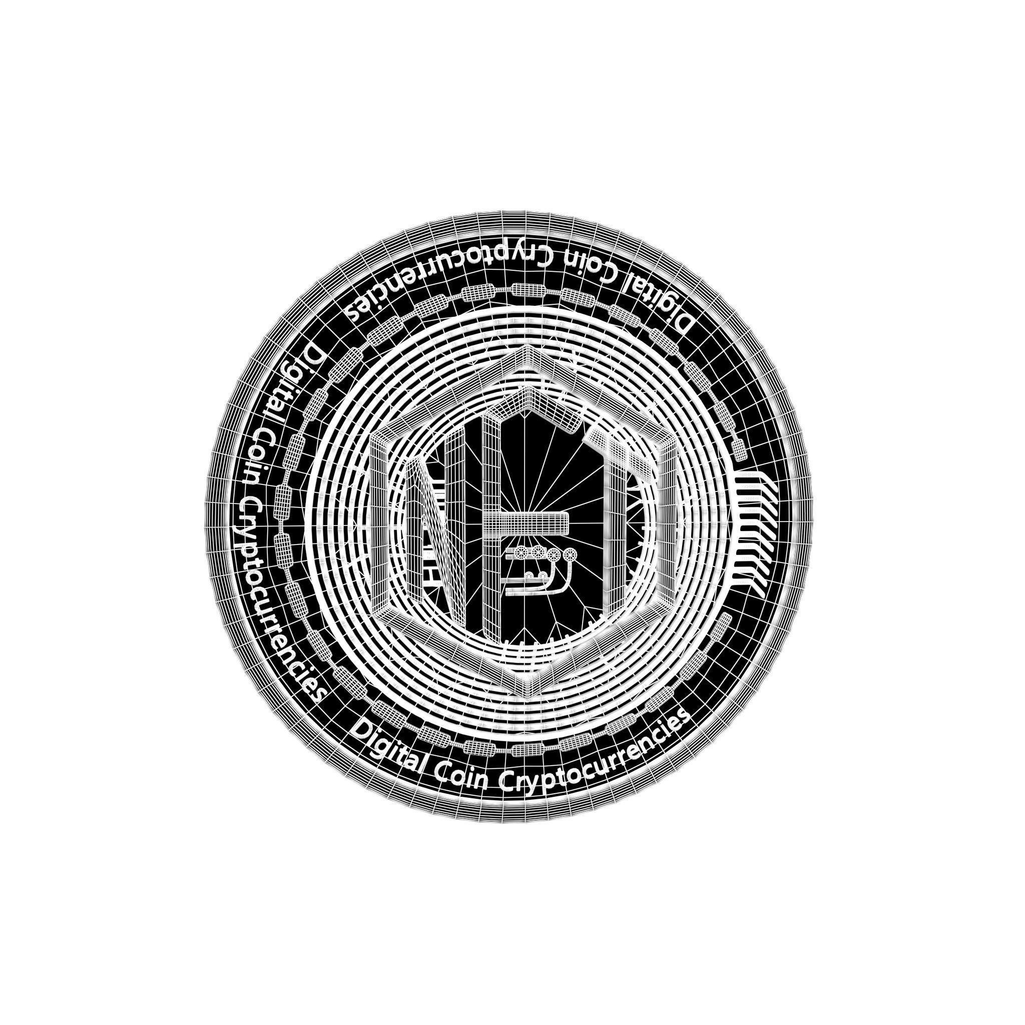 NFT Coin v1 002 3D model_7