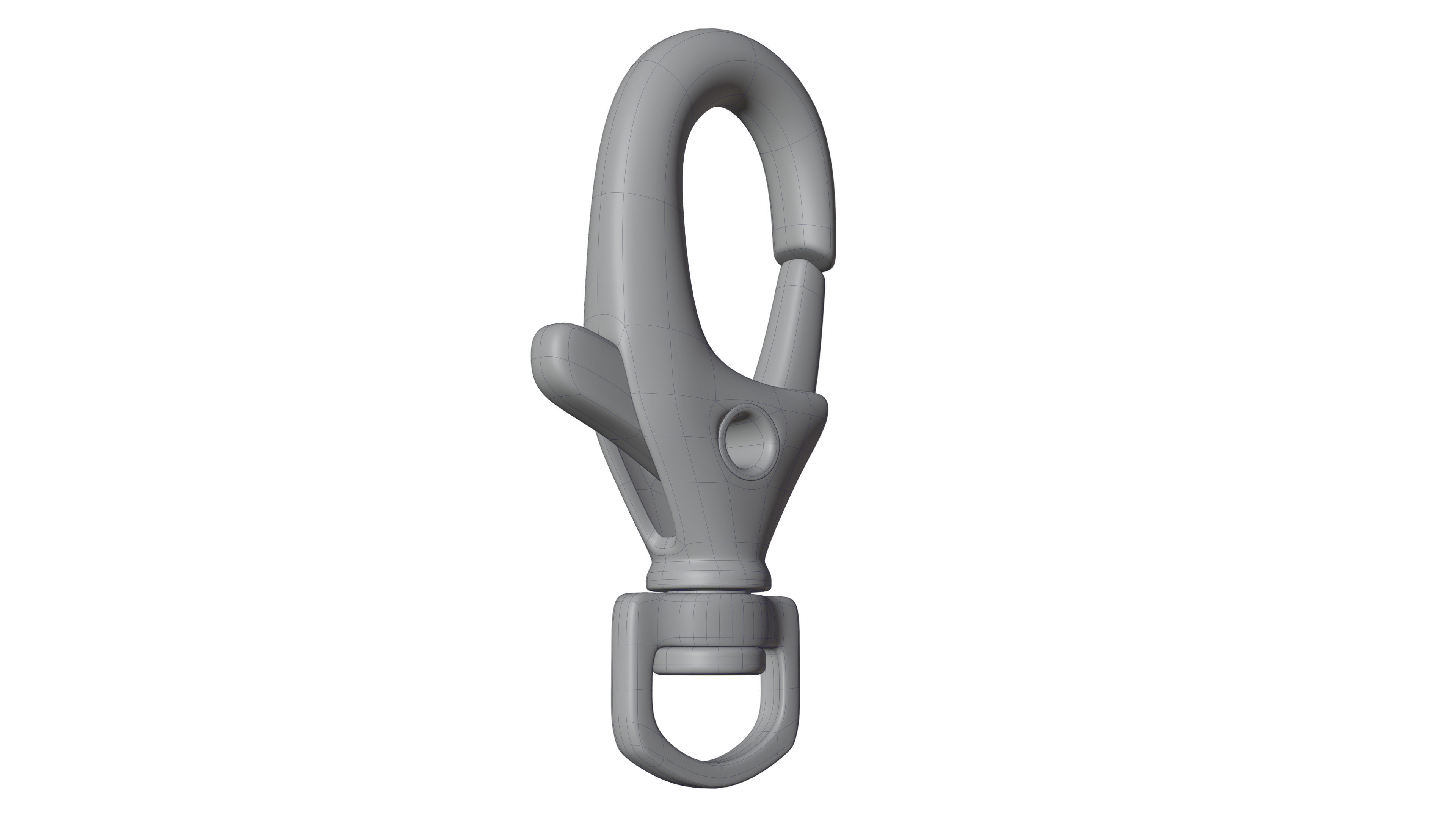 key chain Low-poly 3D model_5