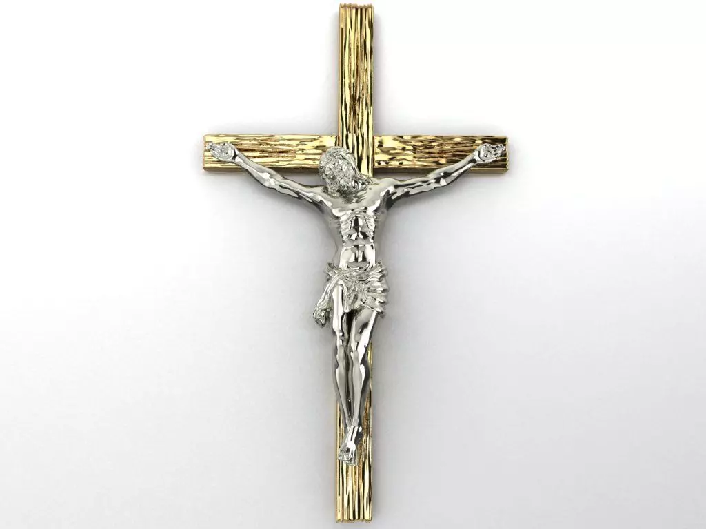 Cross necklace  496 3D print model_0