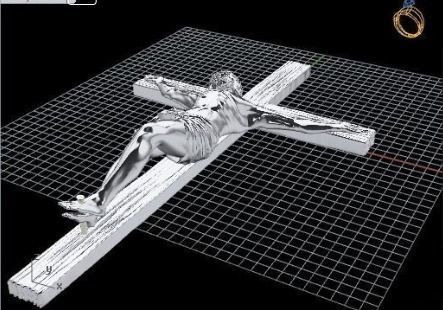 Cross necklace  496 3D print model_6