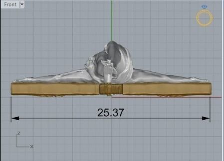 Cross necklace  496 3D print model_5