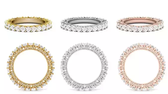 Diamond Filigree Wedding Ring 