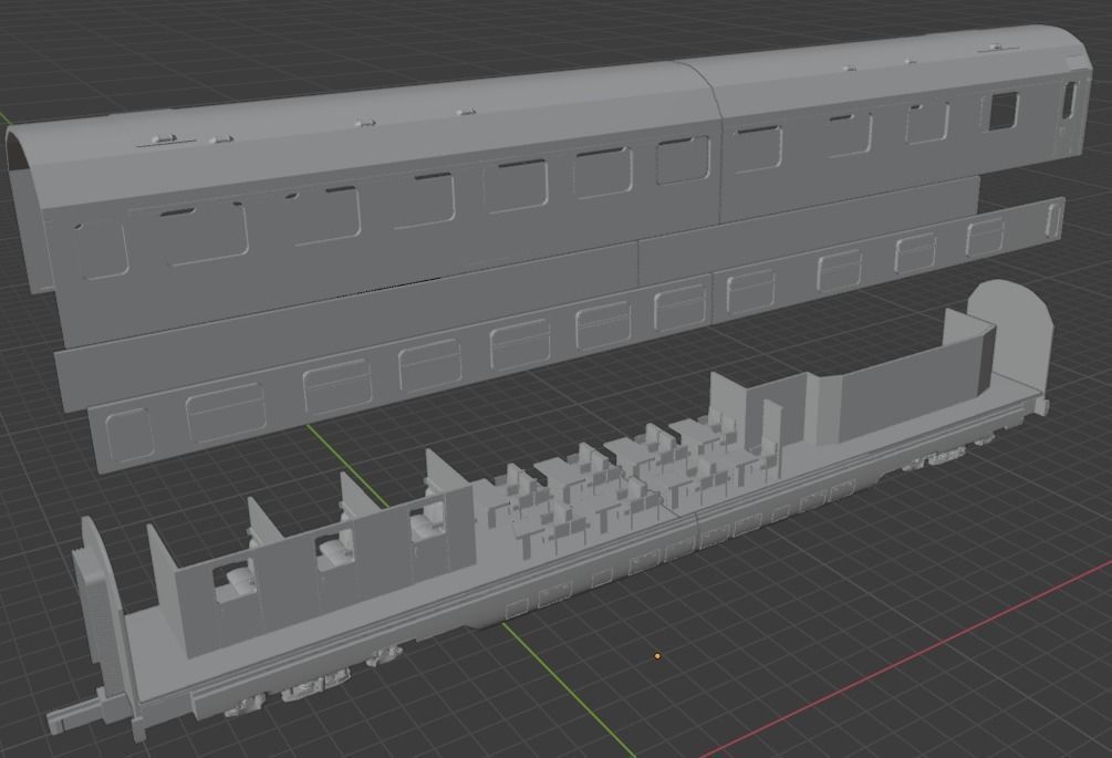 Dummy Version DR-Baureihe VT 18 16 3D print model_12