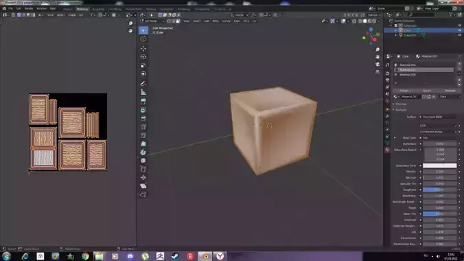 stylized box for maybe horror game or not