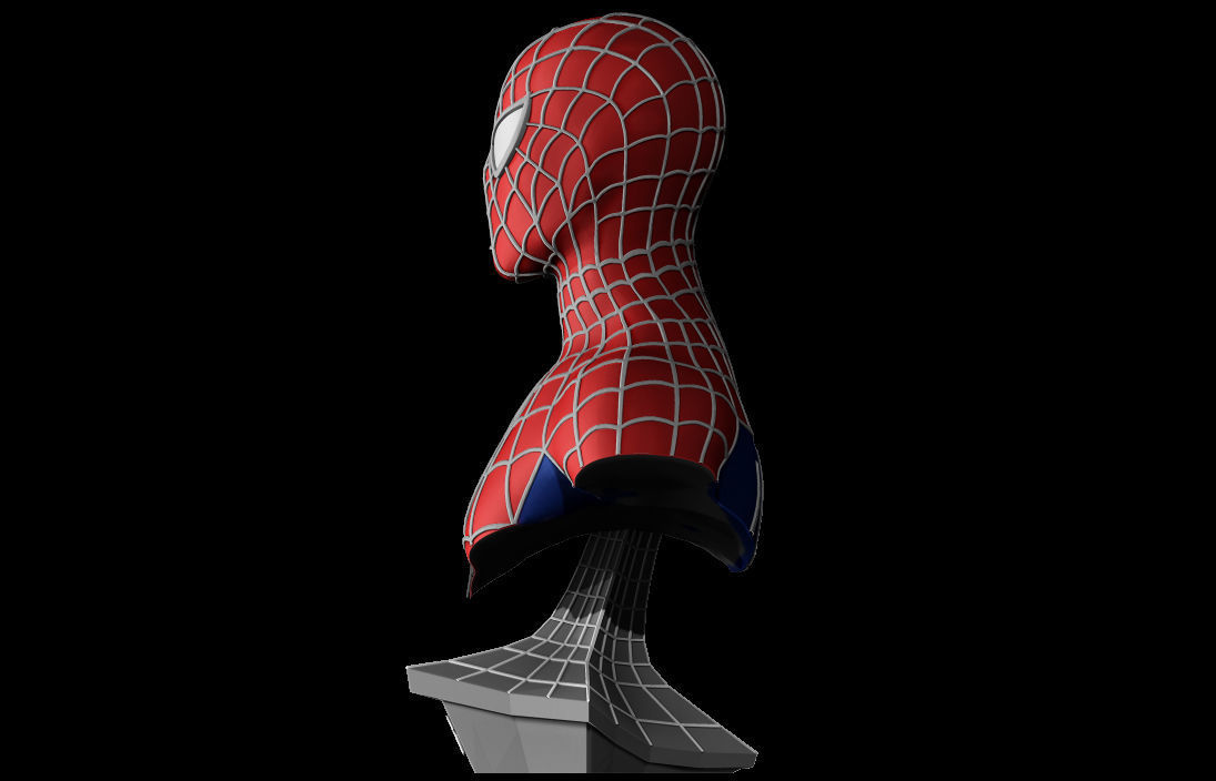 Spider-Man Bust Sam Raimi Version 3D print model_5