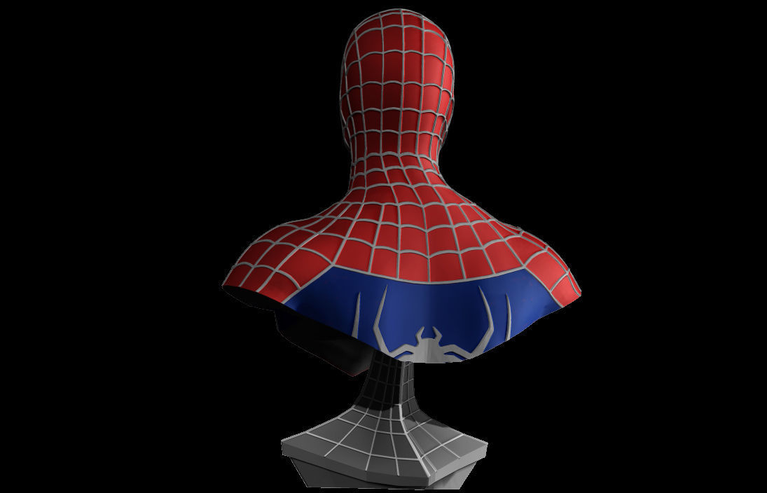 Spider-Man Bust Sam Raimi Version 3D print model_6