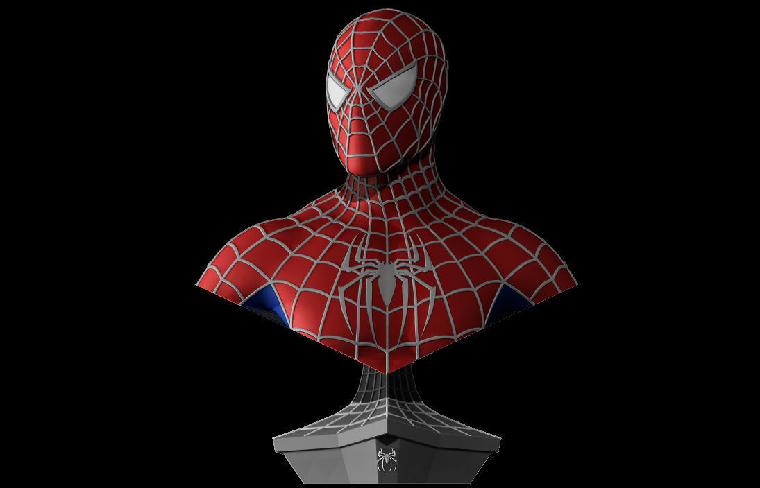 Spider-Man Bust Sam Raimi Version 3D print model_3