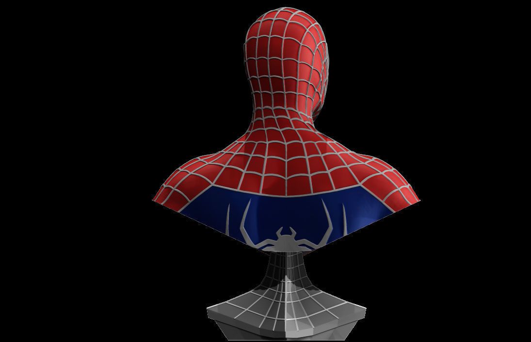 Spider-Man Bust Sam Raimi Version 3D print model_7