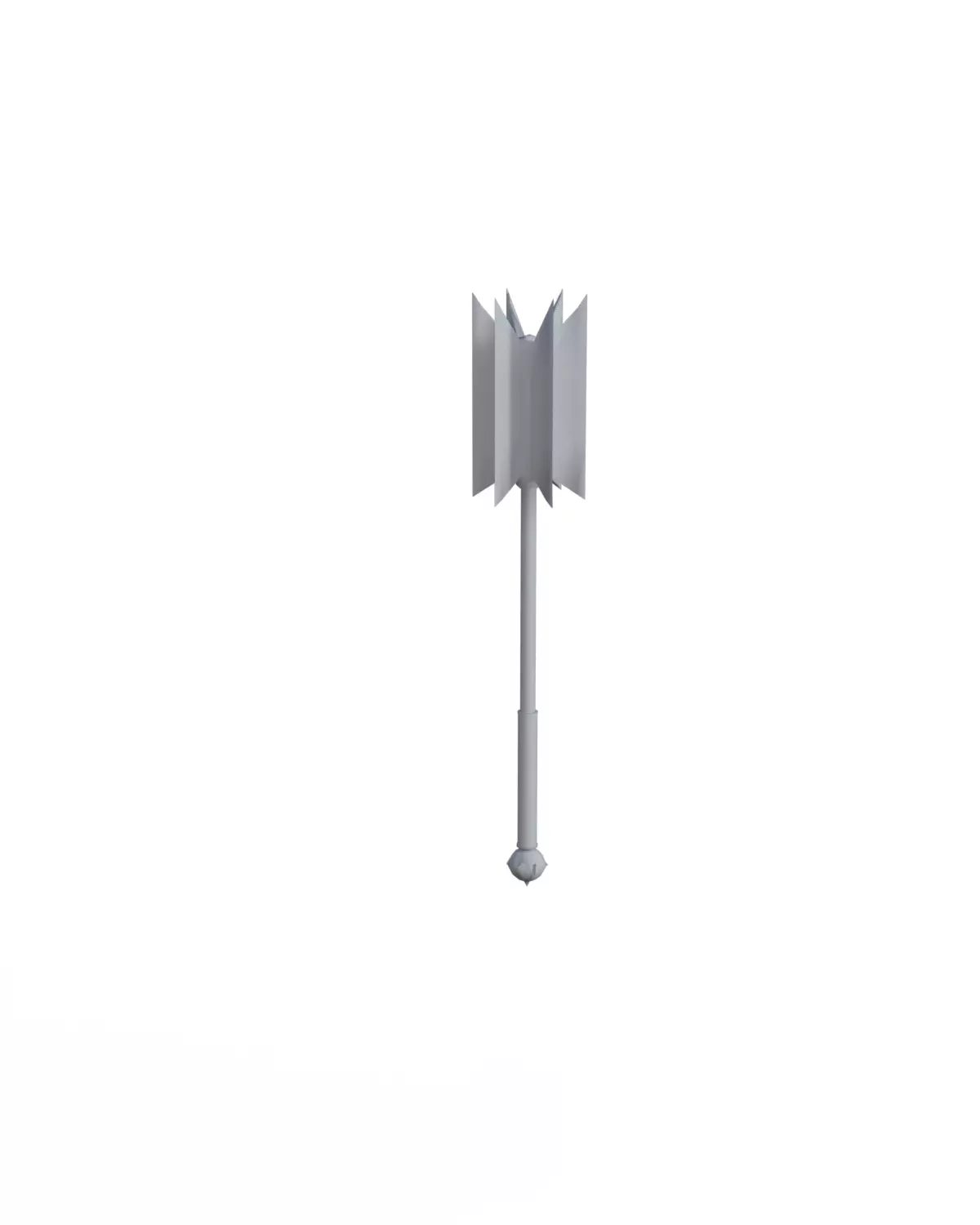 Flanged Mace Free 3D model
