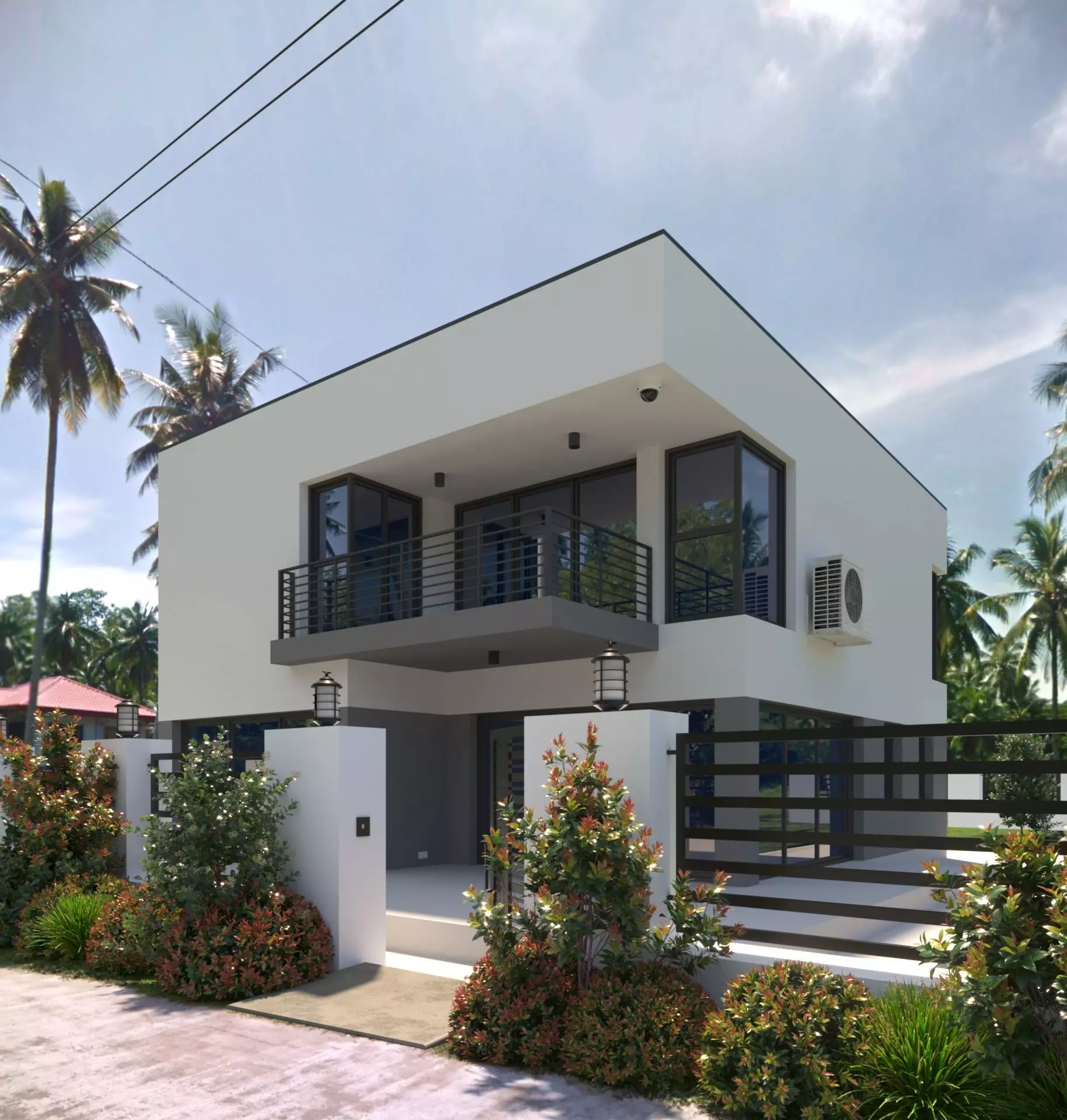 Exterior Model with Realistic Lighting 3D model