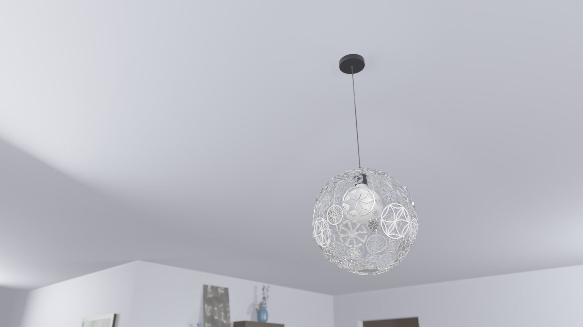 Astral-light living room with pendant light 3D model_3