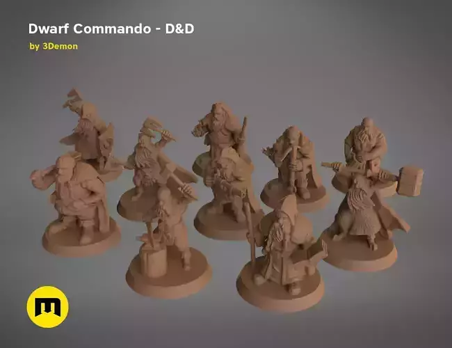 Dwarf Commando - DnD Set