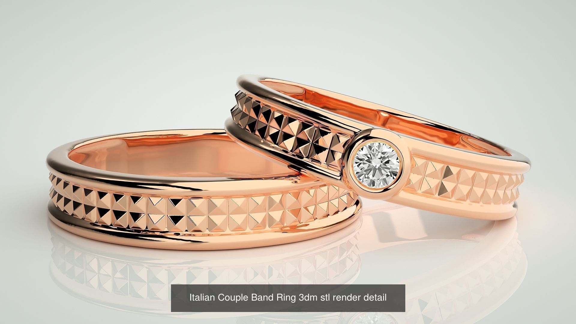 25 Italian Collection Bands 3dm stl renders details  _26