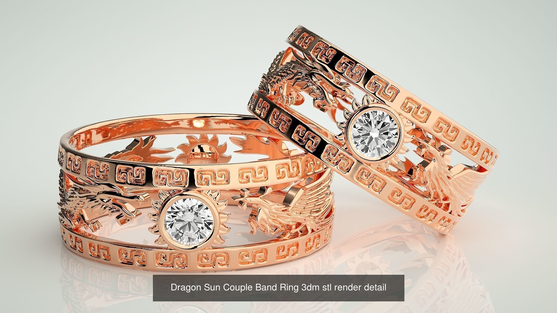 25 Italian Collection Bands 3dm stl renders details  _6