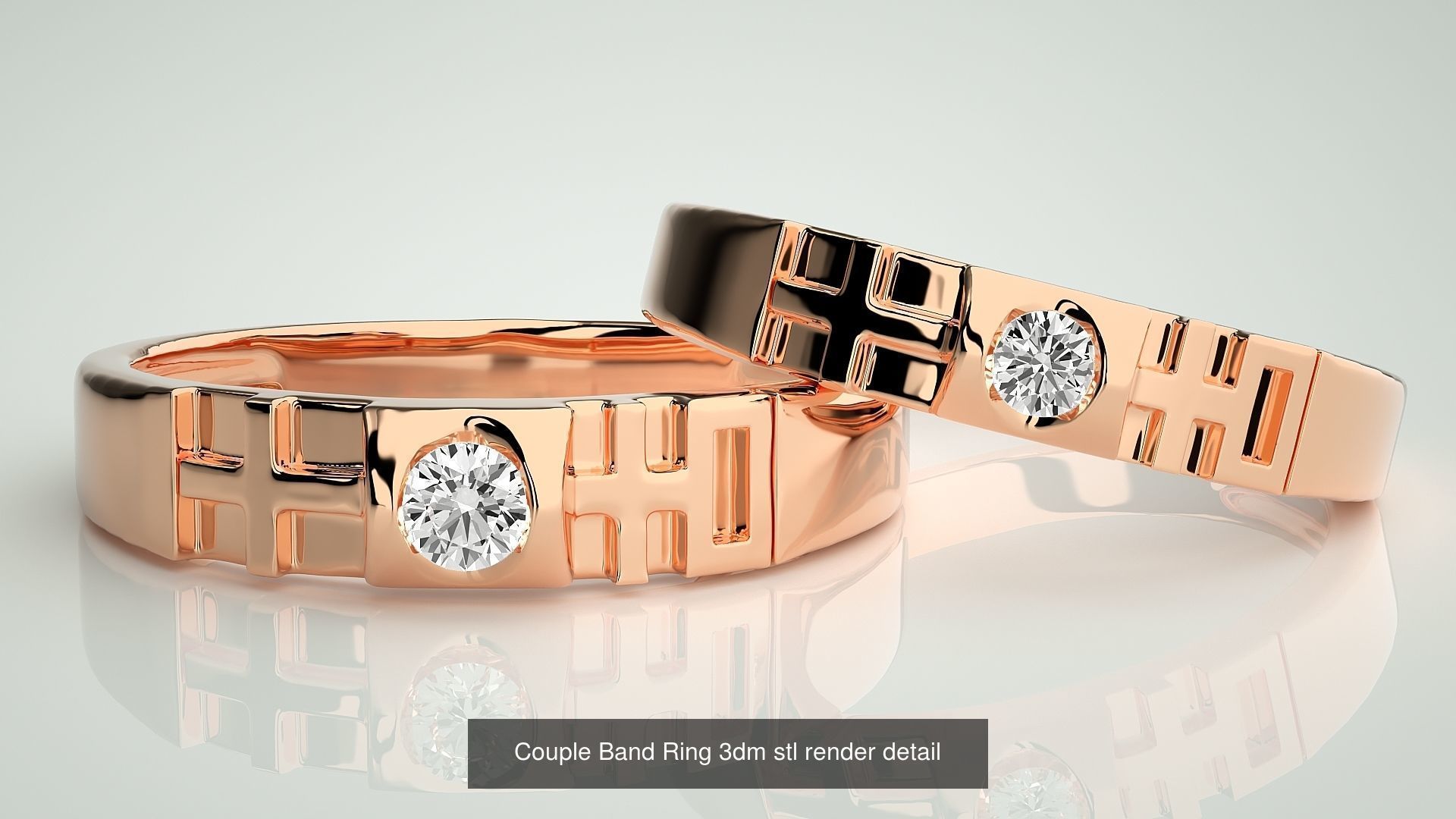 25 Italian Collection Bands 3dm stl renders details  _18