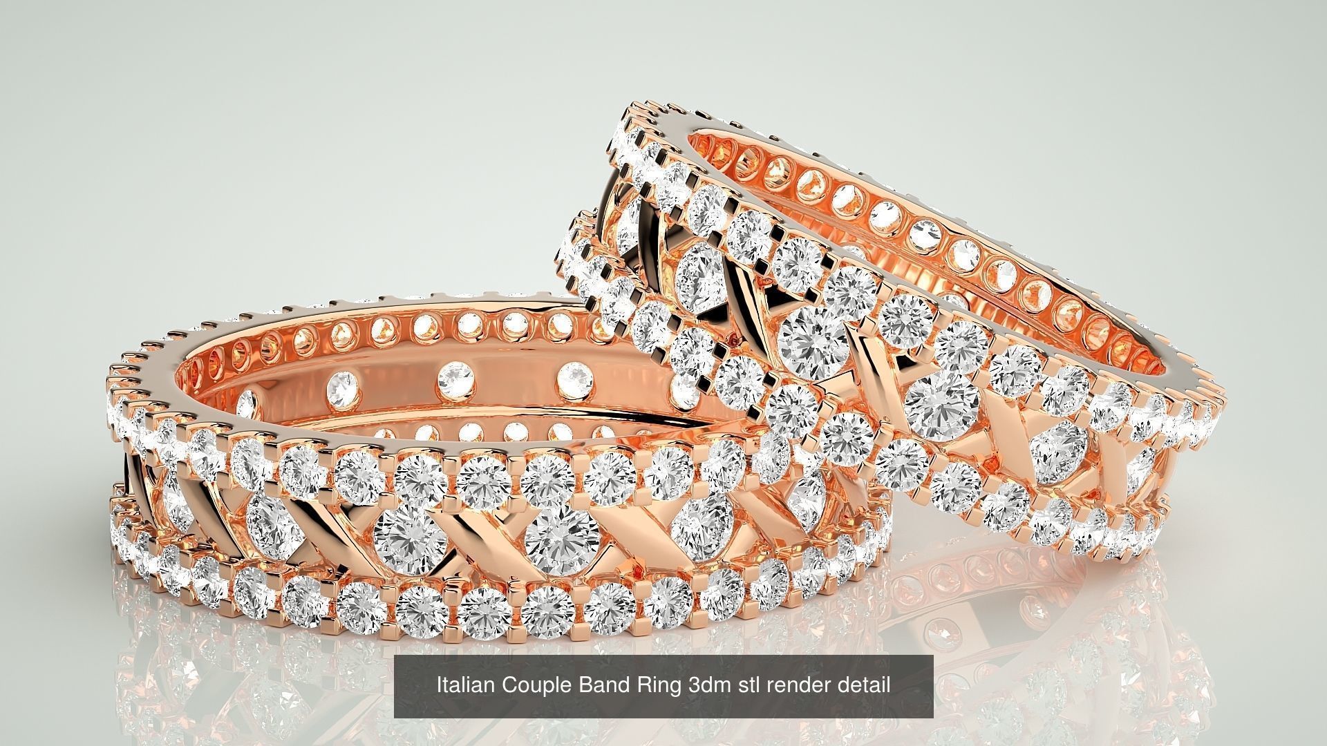 25 Italian Collection Bands 3dm stl renders details  _21