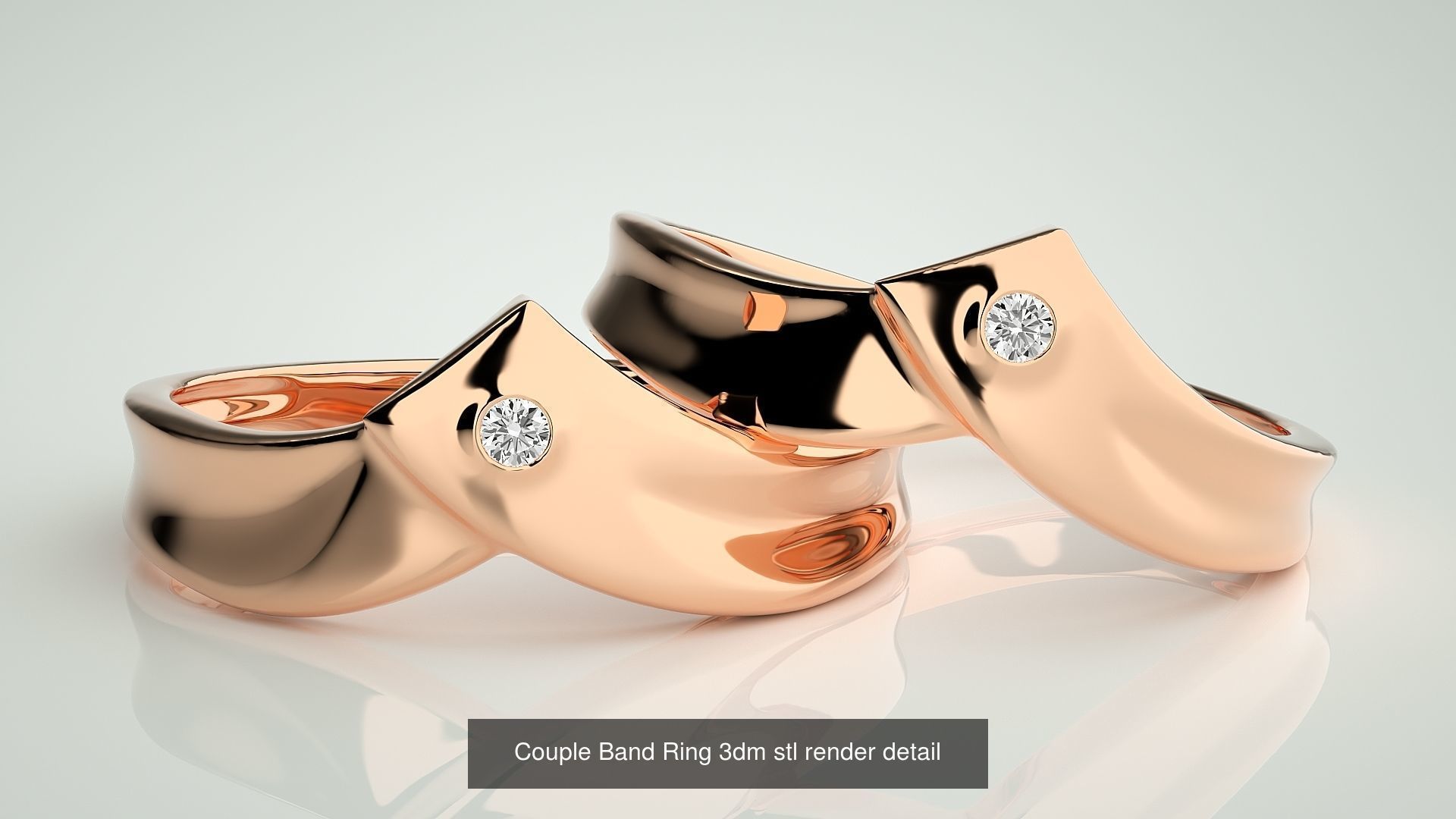 25 Italian Collection Bands 3dm stl renders details  _25