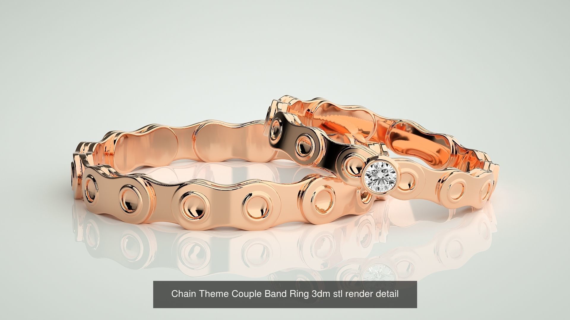 25 Italian Collection Bands 3dm stl renders details  _3