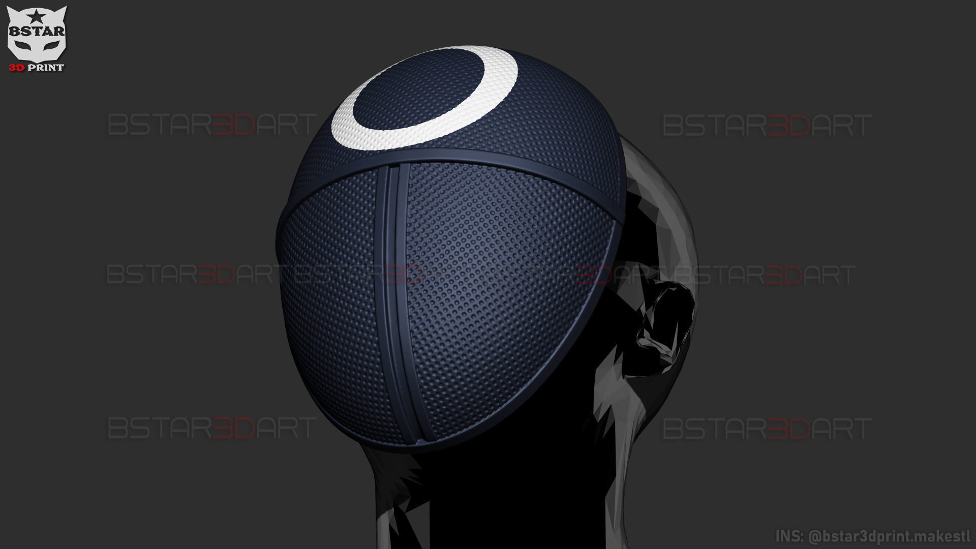 Squid Game Mask - Soldier Mask Cosplay 3D print model_23