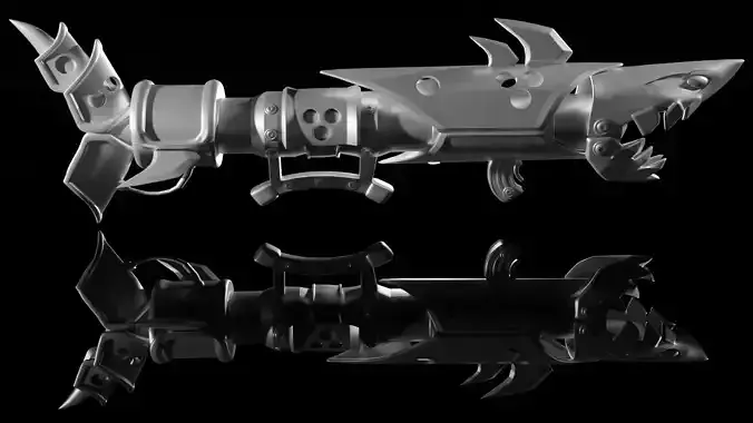 Jinx Fishbones Bazooka - League of Legends Cosplay - LOL 3D print model