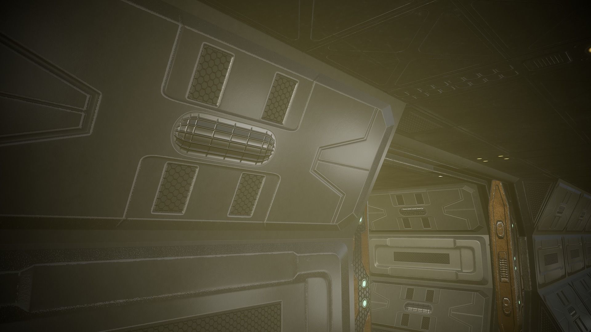 Sci Fi Corridor Low-poly 3D model_15