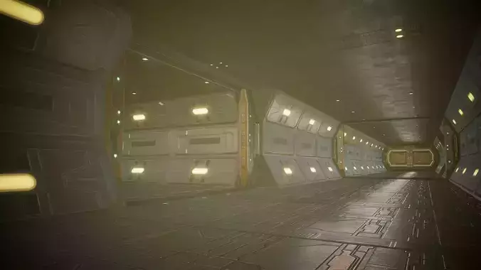 Sci Fi  Corridor 