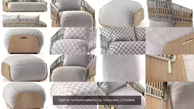 Kathryn furniture collection by Visionnaire