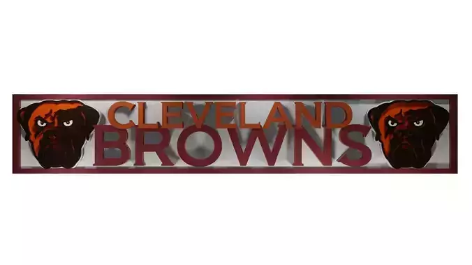Browns Cleveland Bulldog 2 3D model