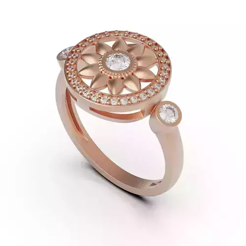 Diamond ring sun
