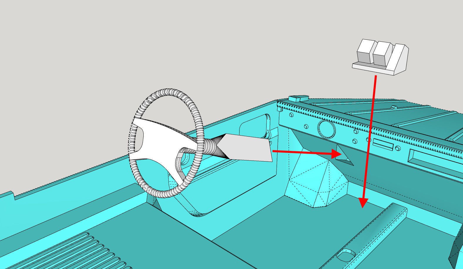 Volkswagen Thing or safari Dune modified PRINTABLE 3D print model_17
