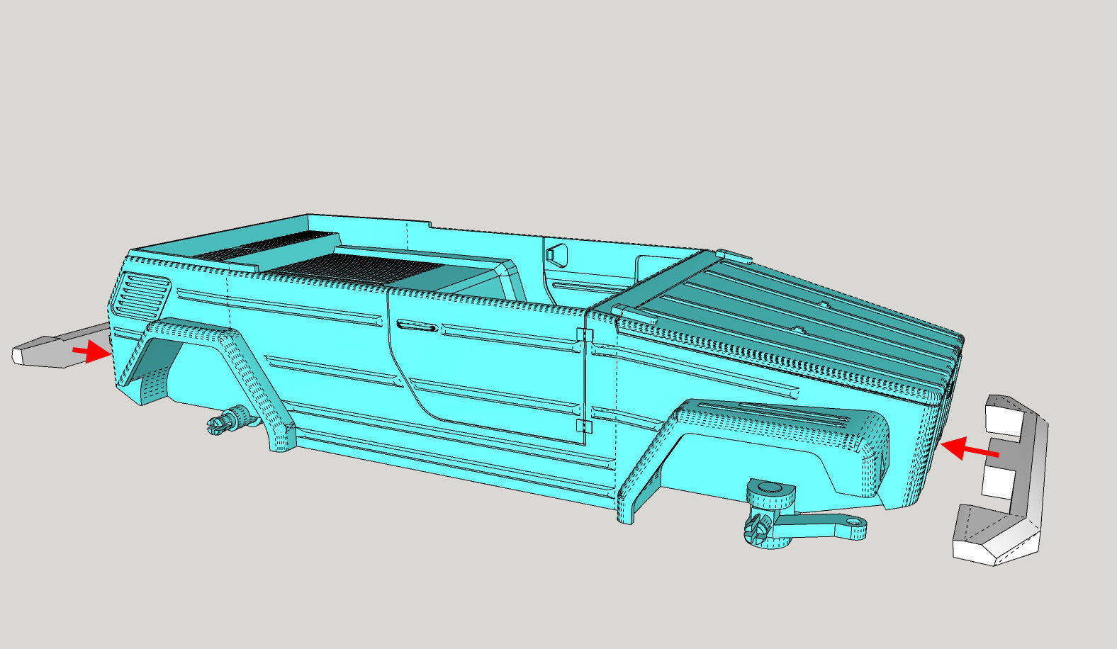 Volkswagen Thing or safari Dune modified PRINTABLE 3D print model_16